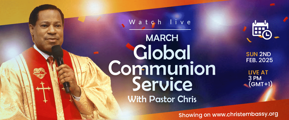 March 2025 Global Communion Service with Pastor Chris