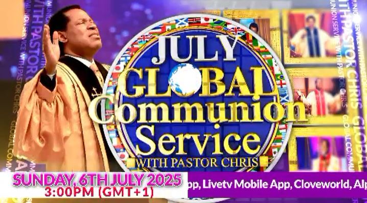 July 2025 Global Communion Service with Pastor Chris