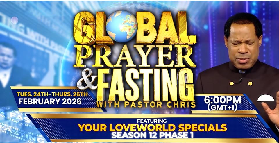 Global Prayer And Fasting With Pastor Chris